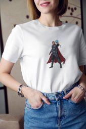 Marvel The Thor Karakteri Baskılı Tişört Kadın Hediye Doğum Günü Hediyesi - 1