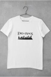 Lord Of The Rings Karakterler Silüeti Baskılı Tişört Kadın Hediye Doğum Günü thumbnail 2