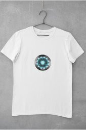 Marvel İron Man Arc Reaktör 2 Baskılı Tişört Erkek Hediye Doğum Günü Hediyesi thumbnail 2