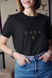 Dark Netflix Baskılı Tişört Kadın Hediye Doğum Günü Hediyesi T-shirt - 3