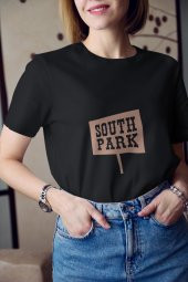 South Park Tabela Baskılı Tişört Kadın Hediye Doğum Günü Hediyesi T-shirt - 3