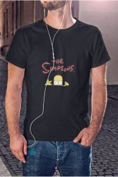 The Simpsons Ailesi Homer Marge Bart Lisa Maggie Tişört Erkek Hediye Doğum Günü - 3