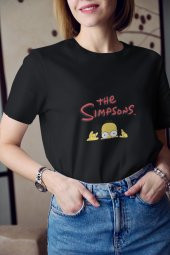 The Simpsons Ailesi Homer Marge Bart Lisa Maggie Tişört Kadın Hediye Doğum Günü thumbnail 3