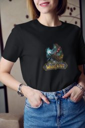 Warcraft Thrall 2 Baskılı Tişört Kadın Hediye Doğum Günü Hediyesi T-shirt - 4