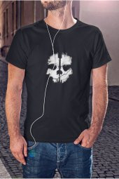 Call of Duty Ghost Baskılı Tişört Erkek Hediye Doğum Günü Hediyesi T-shirt - 3