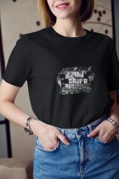 Grand Theft Auto V GTA 5 Baskılı Tişört Kadın Hediye Doğum Günü Hediyesi T-shirt - 3