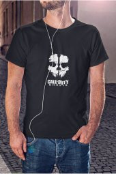 Call Of Duty Ghosts Savaş Oyunu Kurukafa ve Yazı Tişört Erkek Hediye Doğum Günü - 3