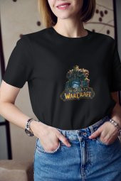 Warcraft Thrall 3 Baskılı Tişört Kadın Hediye Doğum Günü Hediyesi T-shirt - 3