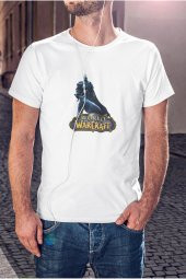 Warcraft Arthas Baskılı Tişört Erkek Hediye Doğum Günü Hediyesi T-shirt - 1