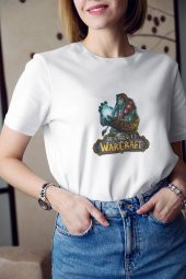 Warcraft Thrall 2 Baskılı Tişört Kadın Hediye Doğum Günü Hediyesi T-shirt - 1
