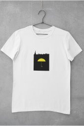 How I Met Your Mother Sarı Şemsiye Baskılı Tişört Kadın Hediye Doğum Günü thumbnail 2