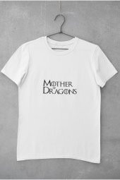Mother Of Dragons 2 Baskılı Tişört Kadın Hediye Doğum Günü Hediyesi T-shirt thumbnail 2