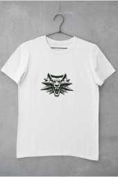 The Witcher Wild White Wolf Baskılı Tişört Kadın Hediye Doğum Günü Hediyesi thumbnail 2