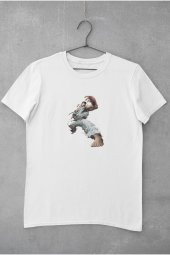 Street Fighter Ryu Hoshi Karakteri 1 Baskılı Tişört Kadın Hediye Doğum Günü thumbnail 2