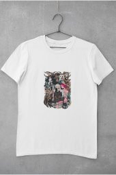 The Witcher Bütün Karakterler Renkli Baskılı Tişört Erkek Hediye Doğum Günü thumbnail 2