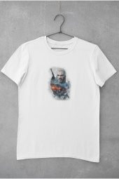 The Witcher Rivialı Geralt 1 Baskılı Tişört Kadın Hediye Doğum Günü Hediyesi thumbnail 2