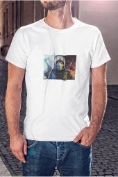Mortal Kombat Scorpion Baskılı Tişört Erkek Hediye Doğum Günü Hediyesi T-shirt thumbnail 1