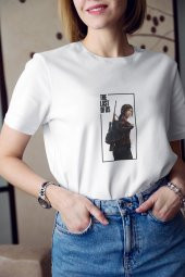 The Last Of Us Ellie Karakteri Baskılı Tişört Kadın Hediye Doğum Günü Hediyesi thumbnail 1
