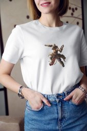 Diablo 3 Monk Karakteri Baskılı Tişört Kadın Hediye Doğum Günü Hediyesi T-shirt - 1