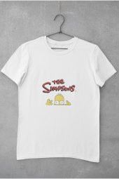 The Simpsons Ailesi Homer Marge Bart Lisa Maggie Tişört Erkek Hediye Doğum Günü - 2