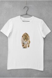 Kaplan Baskılı Tişört Kadın Hediye Doğum Günü Hediyesi T-shirt - 2