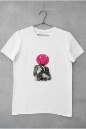 Grafik Silüet Baskılı Tişört Erkek Hediye Doğum Günü Hediyesi T-shirt - 2