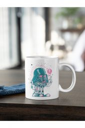 Star Wars Karakteri Darth Vader Baskılı Kahve Kupası Hediye Kupa - 1