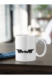 DC Batman Logo Baskılı Kahve Kupası Hediye Kupa - 2