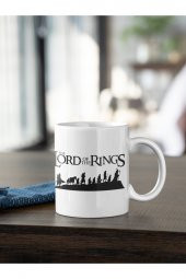 Lord Of The Rings Karakterler Silüeti Baskılı Kahve Kupası Hediye Kupa - 2