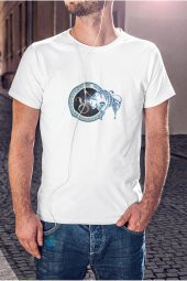 Koç Burcu Sembolü Baskılı Tişört Erkek Hediye Doğum Günü Hediyesi T-shirt - 1