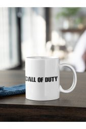 Call Of Duty Savaş Oyunu PS PC Logo 2 Baskılı Kahve Kupası Hediye Kupa - 1