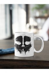 Call Of Duty Ghosts Savaş Oyunu Kurukafa Logo Baskılı Kahve Kupası Hediye Kupa - 1