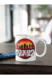 Rockstar Games Red Dead Redemption 2 Baskılı Kahve Kupası Hediye Kupa - 1