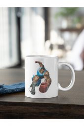 Street Fighter Balrog Karakteri Baskılı Kahve Kupası Hediye Kupa - 2
