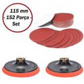 Cırt Zımpara Seti 115 mm 152 PARÇA 40-320 Kum - 1