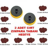 Cırt Zımpara Seti 115 mm 152 PARÇA 40-320 Kum - 2