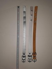 HAZ Suni Deri Köpek Boyun Tasma 2cm-40cm - 1
