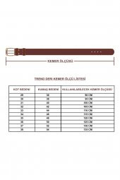 Trend Deri Bej Kolon Kemer 4 Cm - 3