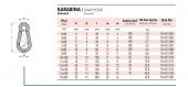 GALVANİZLİ KARABİNA  5 MM 10 ADET - 2