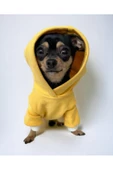 Yellow White Polar Köpek Tulumu Köpek Kazağı, Köpek Kıyafeti - 3