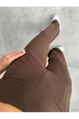 Cepli Yandan Gizli Fermuarlı Likralı Bol Paça Pantolon, 4 Mevsim, Kadın Pantolon - 1