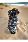 Gansta Yazlık Köpek Kot Ceketi, Köpek Ceketi, Kot Ceket - 3