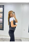 Luxury Astarlı Deri Yelek, Tam Kalıp, Kadın Yelek, Deri Ceket - 2