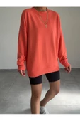 Oversize Sweatshirt, Oversize Kadın Sweat, Premium Kalıp Kumaş - 3