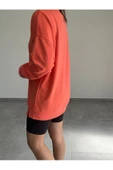 Oversize Sweatshirt, Oversize Kadın Sweat, Premium Kalıp Kumaş - 1