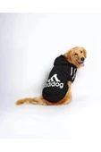 Siyah Adidog 10-45kg Köpek Sweatshirt, Hoodie, Orta Ve Büyük Irklar Için - 2