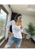Kare Yaka Tulum Body, Uzun Kollu Body, Kışlık Badi - 1