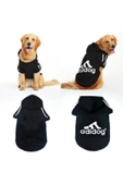 Siyah Adidog 10-45kg Köpek Sweatshirt, Hoodie, Orta Ve Büyük Irklar Için - 1