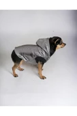 Grey Shine İçi Peluş Köpek Ceketi, Parlak Köpek Montu - 4