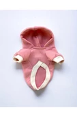 Pinky Base Kedi Kapşonlu Sweatshirt, Hoodie Kedi Kazağı, Kedi Kıyafeti - 1